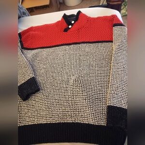 Boys size 10/12, handmade pullover sweater